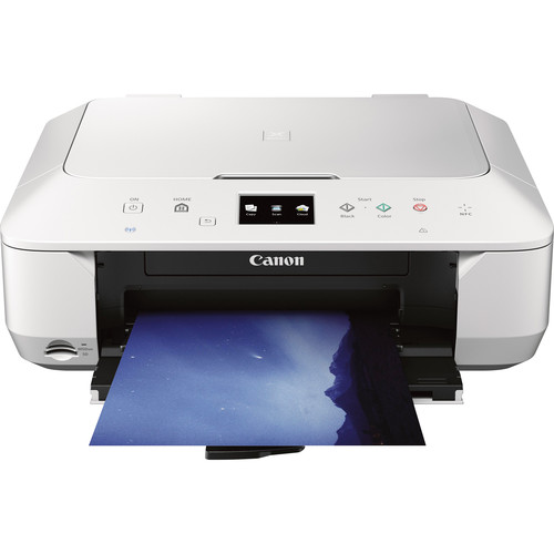 Canon PIXMA MG6620 Wireless Photo All-in-One Inkjet Printer (White)
