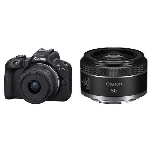 Canon Canon EOS R50 Mirrorless Camera with 18-45mm and 50mm
