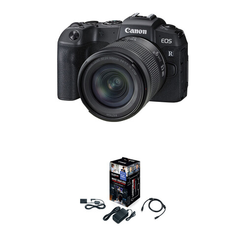 Canon EOS RP Mirrorless Camera with 24-105mm Lens and Webcam Starter Kit