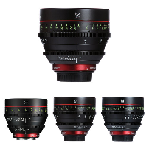 Canon CN-E LF Cinema Prime 4-Lens Kit (Canon EF)