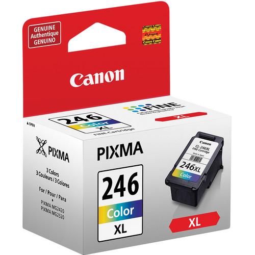 Canon CL-246 XL High Capacity Color Ink Cartridge Kit (2-Pack)