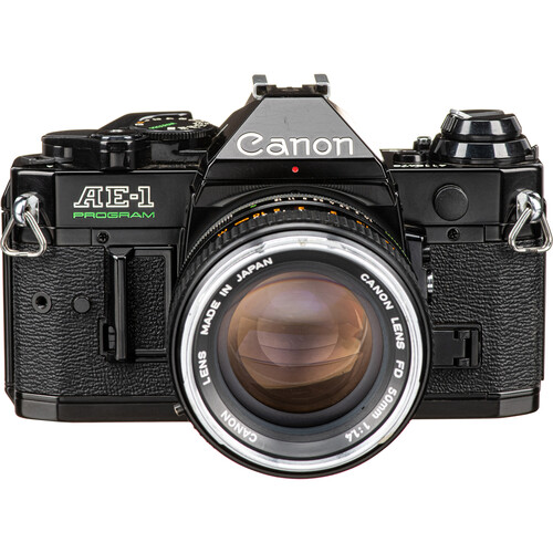 ★美品★ キヤノン AE-1 PRO FD 50mm F1.4 SSC #864 Canon AE-1 Program 35mm SLR Camera CN_AE1-P-B-50-1.4-KIT-VG B&H