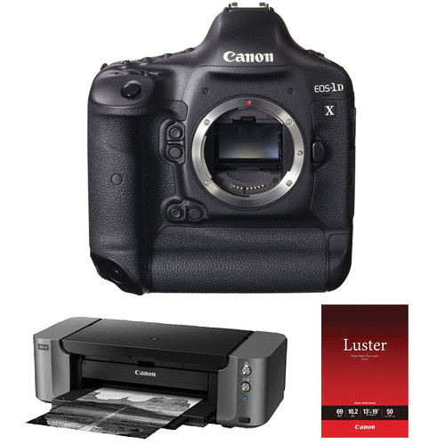 Canon EOS-1DX DSLR Camera Kit with PIXMA PRO-10 Printer