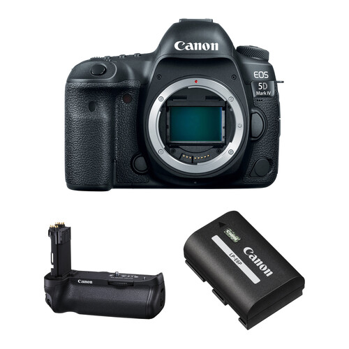 Canon EOS 5D Mark IV DSLR Camera with Canon Log and Battery Grip Kit