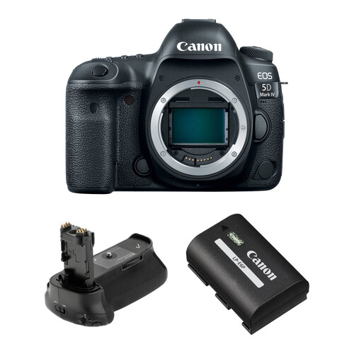Canon EOS 5D Mark IV DSLR Camera with Canon Log and Battery Grip Kit