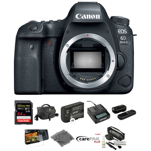 Canon EOS 6D Mark II DSLR Camera Body Deluxe Kit