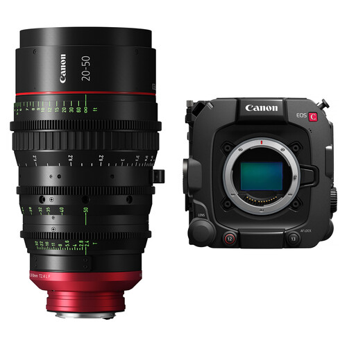 Canon EOS C400 6K Camera Kit with 20-50mm T2.4 LF Zoom Lens (Canon RF)