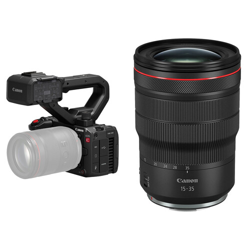 Canon EOS C50 Full-Frame Cinema Camera with 15-35mm f/2.8 L IS USM Lens Kit