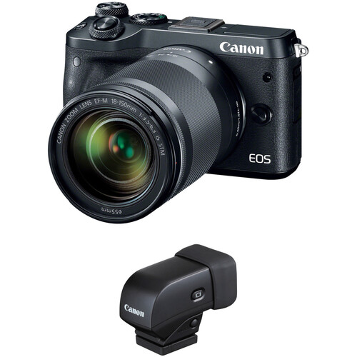 Canon EOS M6 Mirrorless Digital Camera with 18-150mm Lens and