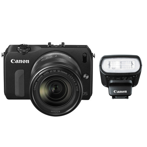 Canon EOS M Mirrorless Digital Camera with 18-55mm Lens and