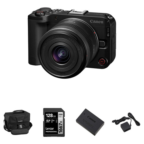 Canon EOS R50 V Mirrorless Camera with 14-30mm f/4-6.3 Lens and