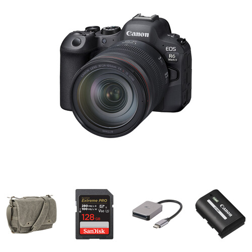 Canon EOS R6 Mark II Mirrorless Camera with 24-105mm f/4 Lens