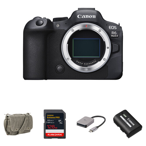 Canon EOS R6 Mark II Mirrorless Camera with Essentials+ Kit