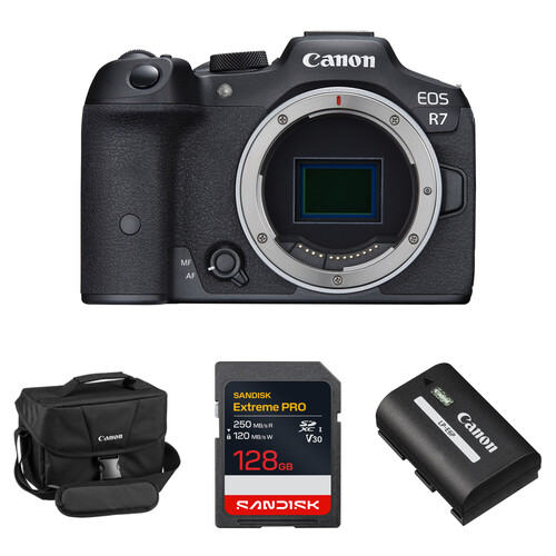 Canon EOS R7 Mirrorless Camera with Essentials+ Kit