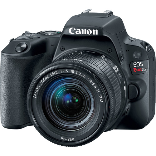 Canon EOS Rebel SL2 DSLR Camera with 18-55mm Lens (Black)