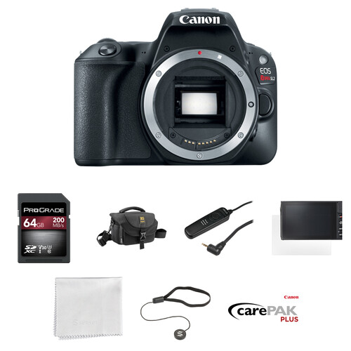 Canon EOS Rebel SL2 DSLR Camera Body Deluxe Kit B&H Photo Video