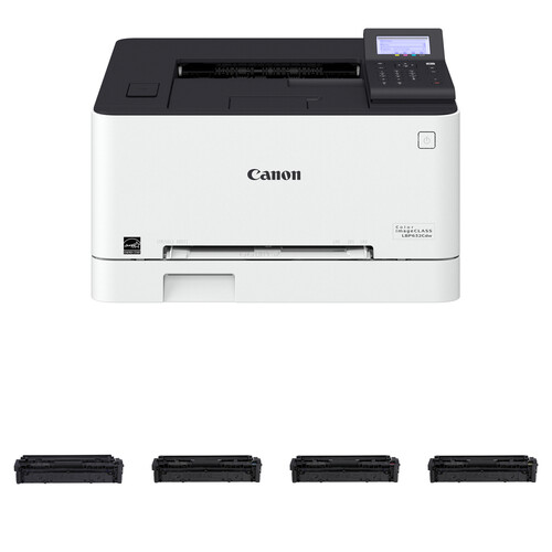 Canon imageCLASS LBP632Cdw Wireless Color Laser Printer with High-Capacity Toner Cartridges Kit