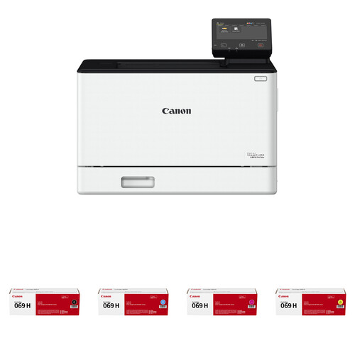 Canon imageCLASS LBP674Cdw Wireless Color Laser Printer with High-Capacity Toner Cartridges Kit