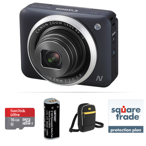 Canon PowerShot N2 Digital Camera Deluxe Accessory Kit (Black)
