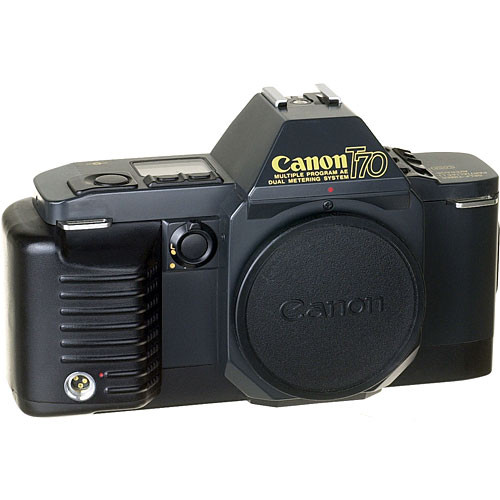 Canon T70 35mm SLR Manual Focus Camera Body