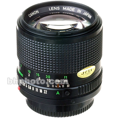 Canon Telephoto 85mm f/1.8 FD Manual Focus Lens