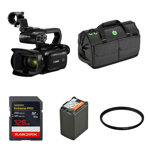 kcon2026 ハンビン AMBASADOR'S CAMCORDER SET Canon XA60 UHD 4K Camcorder Kit with BP-828 Battery, 128GB Card,