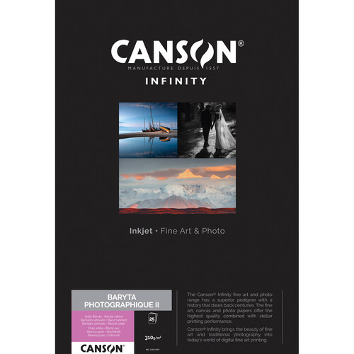 Canson Infinity Baryta Photographique II (17 x 22", 25 Sheets)