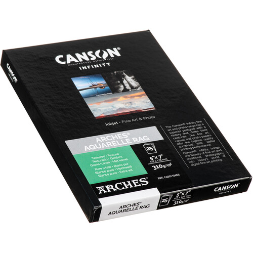 Canson Infinity Arches Aquarelle Rag (5 x 7", 25 Sheets)
