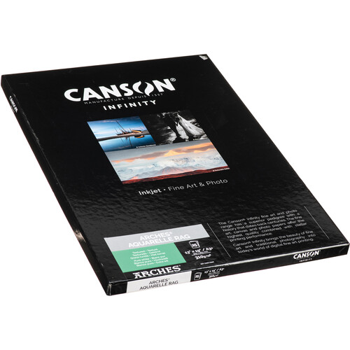 Canson Infinity Arches Aquarelle Rag (13 x 19", 25 Sheets)