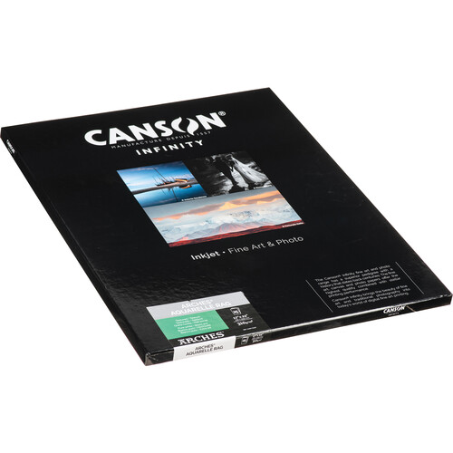 Canson Infinity Arches Aquarelle Rag (17 x 22", 25 Sheets)