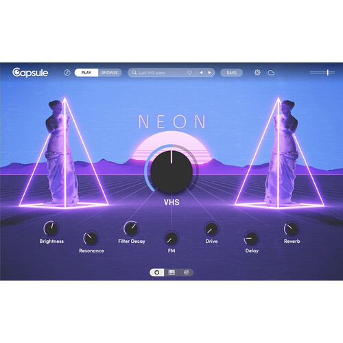Capsule Audio Neon Vintage Synth Virtual Instrument Plug-In