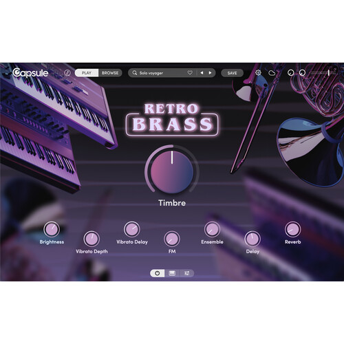 Capsule Audio Retro Brass Virtual Instrument (Perpetual)