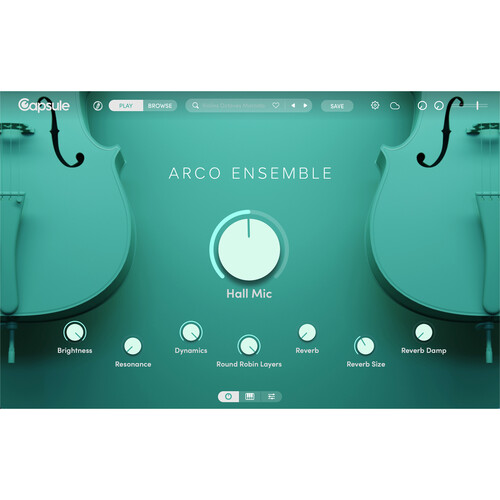 Capsule Audio Arco Ensemble Cello and Violin Virtual Instrument Plug-In