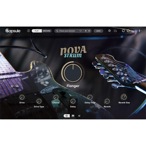 Capsule Audio Nova Strum Guitar Virtual Instrument Plug-In