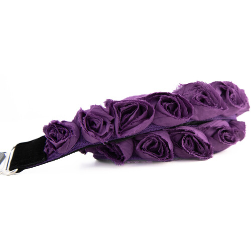 Capturing Couture Organza Collection SLR/DSLR Couture Camera Strap (Purple, 1.5")
