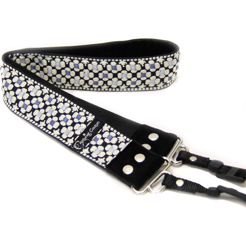 Capturing Couture Designer Collection Camera Strap (Daisy Dot Blue, 1.5" Width)