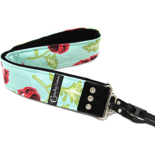 Capturing Couture Azalea Collection 2" Camera Strap (Teal)