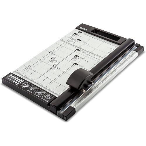 CARL 12" Rotary Craft Paper Trimmer (Black/Silver)