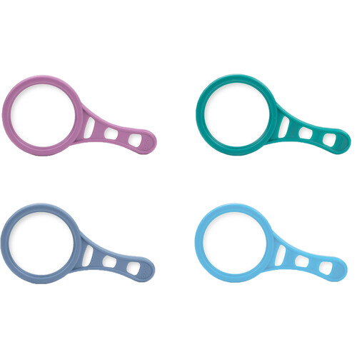 Carson MagnetMag Handheld Magnifier (4-Pack, Assorted Colors)