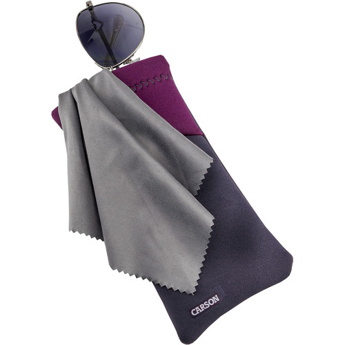 Carson Eyeglass Pouch (Plum)