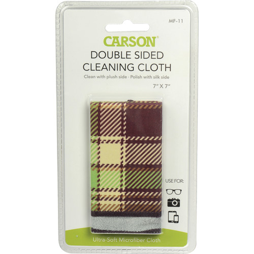 Carson Double-Sided Cleaning Cloth (Vintage Plaid, 7 x 7")