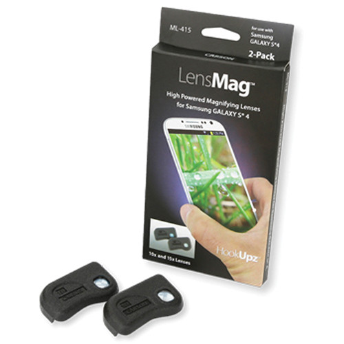 Carson HookUpz LensMag Macro Lens for Samsung Galaxy S4 (2-Pack)