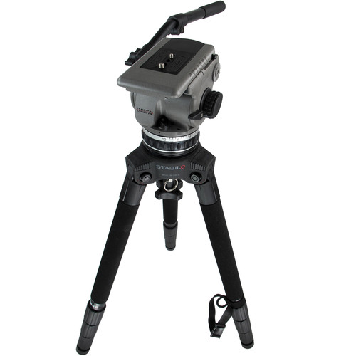 Cartoni D600 Delta Fluid Head & STABILO Tripod Legs with Bag