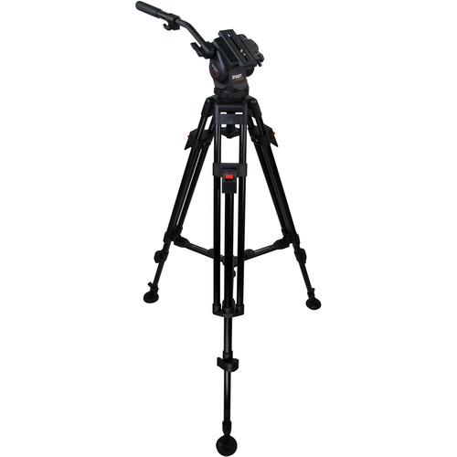 Cartoni Smart Pro Tripod Kit with Fluid Head, APT2 Legs, Ground-Level Spreader & Bag