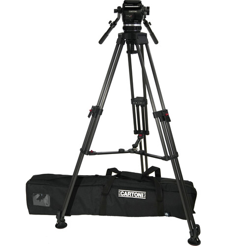 Tête Fluide CARTONI FOCUS F8 75mm - Pour Caméra/Caméscope - Occasion Parfait État
