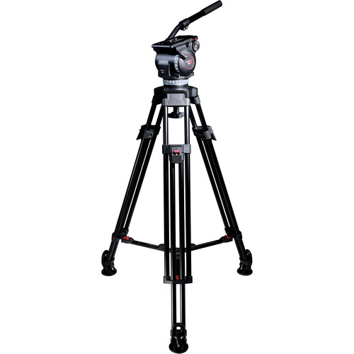 Cartoni MIXO 21 Fluid Head with EFP 1-Stage Aluminum Tripod & Mid-Level Spreader