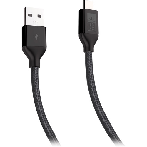 Case Logic Braided USB-A to USB-C 3.0 Charge & Sync Cable (3.5', Black)