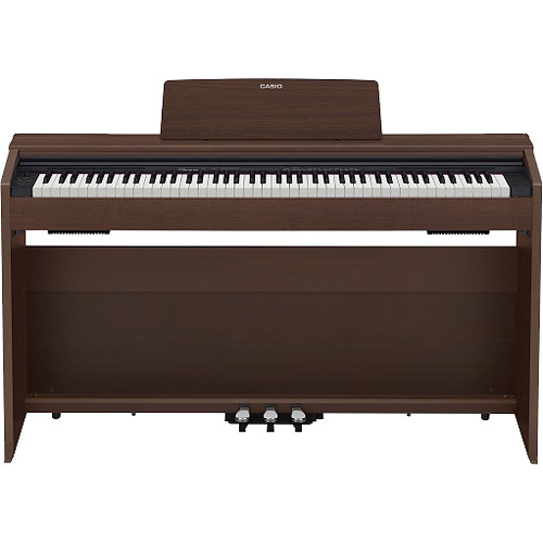 Casio Privia PX-870 88-Key Digital Console Piano with Built-In Speakers (Brown)
