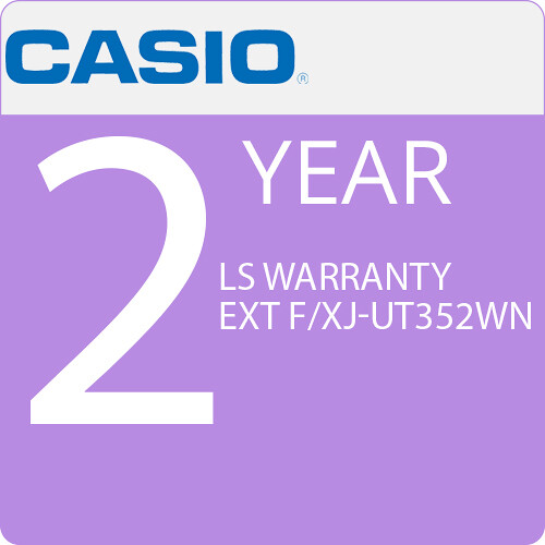 Casio 2 Year LS Warranty EXT f/XJ-UT352WN