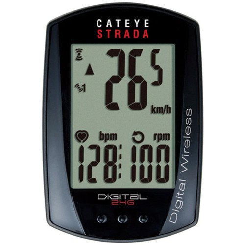 CatEye Strada Digital Wireless Bike Computer with Heart Rate Sensor